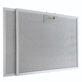 Range Hood Grease Filter - Two Pack Compatible with GE Part Number wb02x11537 Size 14-1/2 x 11-5/8 Inches