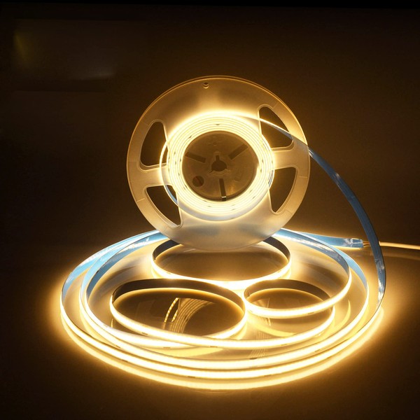 INDARUN Warm White Cob Led Strip Light 5m, Led Tape