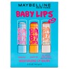 Maybelline New York Baby Lips Moisturizing Lip Balm 3-pack, Lip