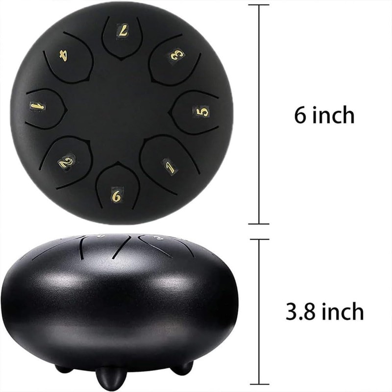 Rain Drum for Outdoor Garden, Natural Chakra Drum for Outdoor