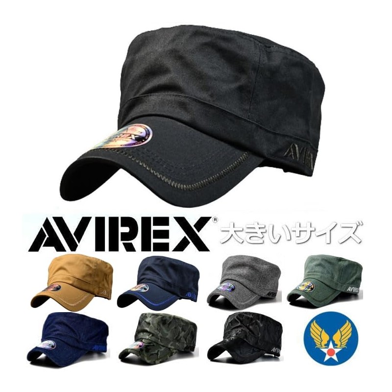 AVIREX Brand Genuine Men’s Work Cap, Hat, Large, navy (49),