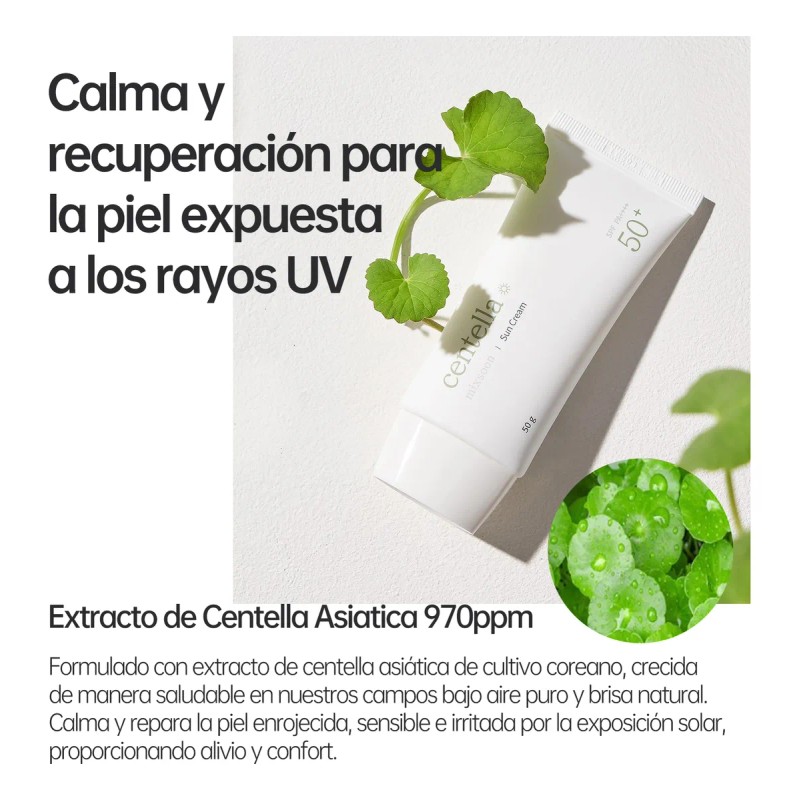 Mixsoon Centella Sun Cream Spf50 Bloqueador Protector Solar
