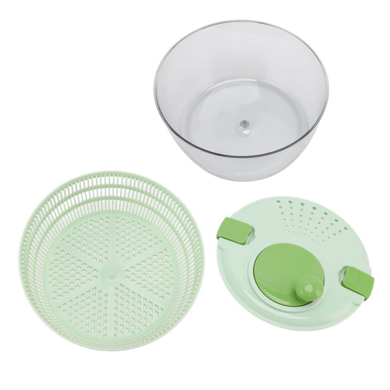 Salad Spinner, Spatter Proof Safe Multifunction and Storage 4L PP