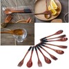 Wooden Tableware Set EcoFriendly Spoon Fork Reusable Hand Made Utensils