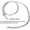 REQUISITE NEEDS Stainless Steel Flexible Pipe Shower Hose Chrome Anti-Kink