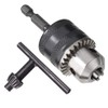 Bestgle 0.6-6.5mm Capacity Mount 3/8-24UNF Drill Chuck 1/4" Hex Shank
