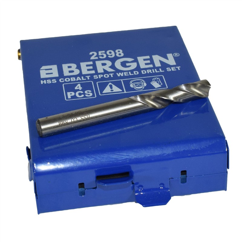 4pc HSS with Cobal Tip Spot Weld Cutter Remover Removal