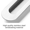 Pack of 2 Oval Inlet Handles, Sliding Door Handle Shell