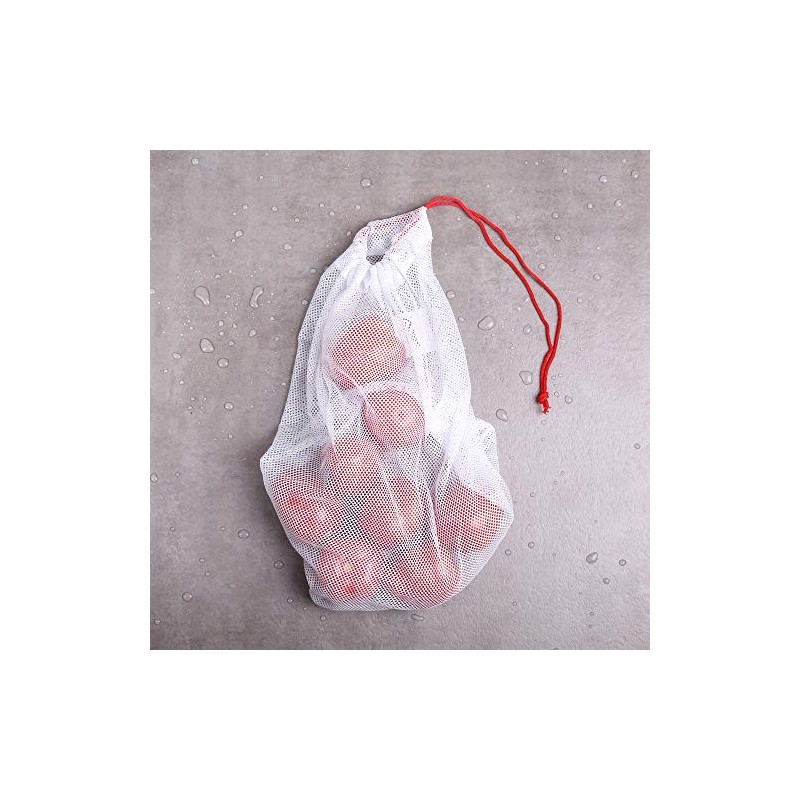 Natural Home Reusable Produce Bags, other-Size, White
