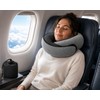 Memory Foam Travel Neck Pillow for Airplane Rest – Signature