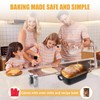 COWORM 10x5 Cast Iron Loaf Pan with Lid - 2