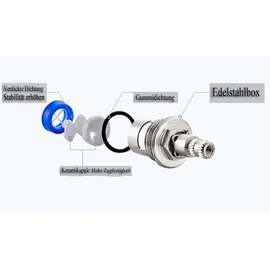 Set of 2 Stainless Steel Angle Valve Sink Wall Connection Bathroom Hot Cold Water Shut-off Valve Regulating Valve 1/2 Inch