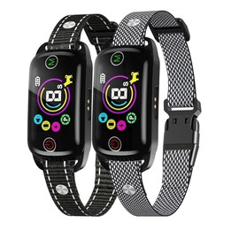 2024New Dog Bark Collar, Coolait Bark Collar for Large Medium Dogs,Rechargeable Anti Bark Collars Smart Shock Barking Collar with 8 Adjustable Sensitivity & 4 Stopping Barking Training Modes 2 Pack