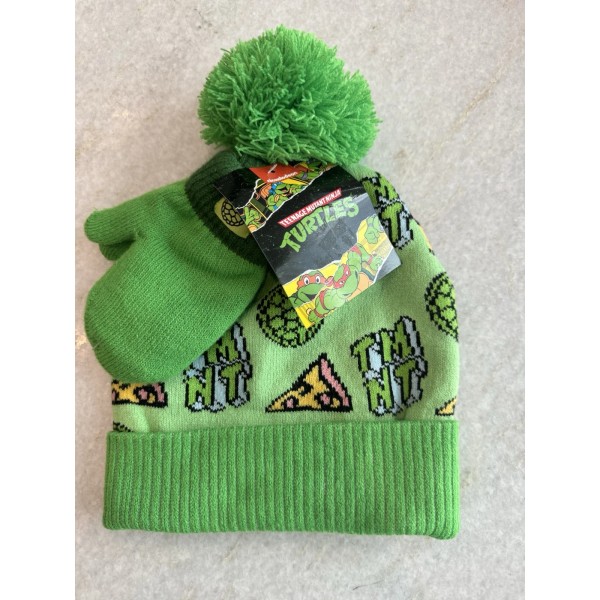 Character Toddler Printed Beanie and Mitten, 3-Piece Set