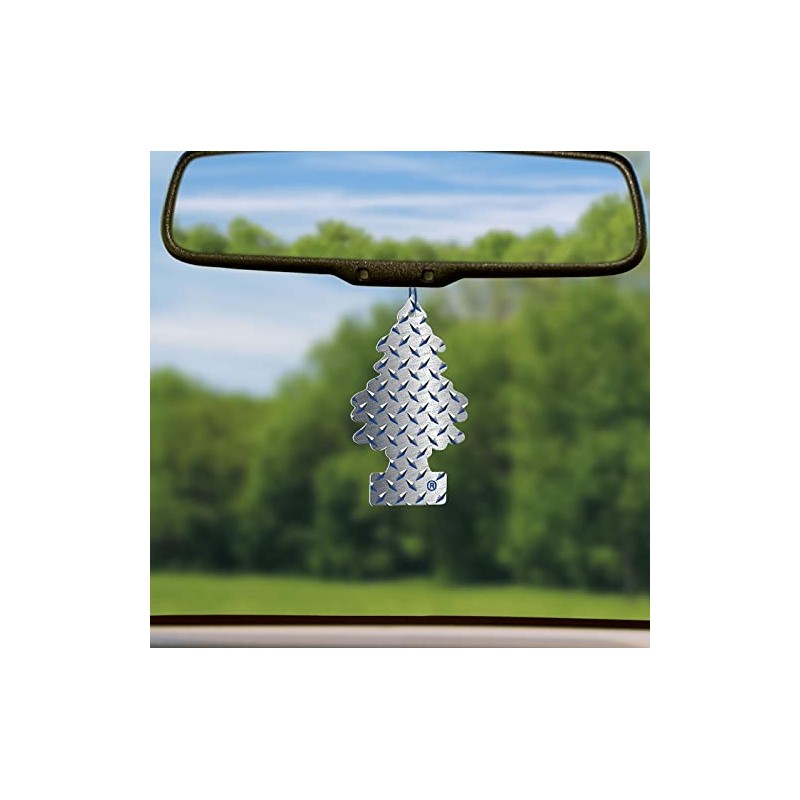 Car Freshner U2S-27152 Little Trees Pure Steel (2-Pack)