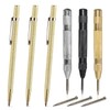 Pack of 3 Automatic Centre Punch Metal with 3 Scriber