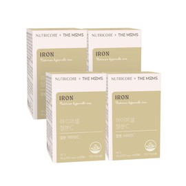 Nutricore [3+1] Nutricore x The Moms Hypercell Iron C Pregnancy Iron Vitamin C / [3+1] 뉴트리코어 x 더맘스 하이퍼셀 철분C 임산부 철분 비타민C