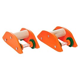Zoo-Max Rollers Skate Low Profile Bird Toy,