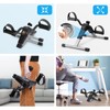 Uten Folding Pedal Exerciser, Mini Under Desk Exercise Bike Foot