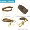 Leather Glove Holder Strap with Pure brass Clip Motorcycle Riding