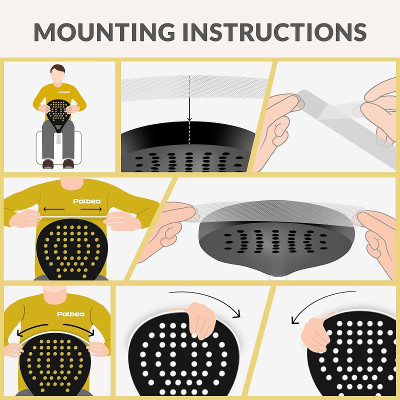 Palbea Transparent Padel Racket Protector - Pack of 5 -