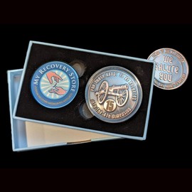 for Those About to Be Rocketed AA Medallion We Salute You...Includes Gift Box...All Years