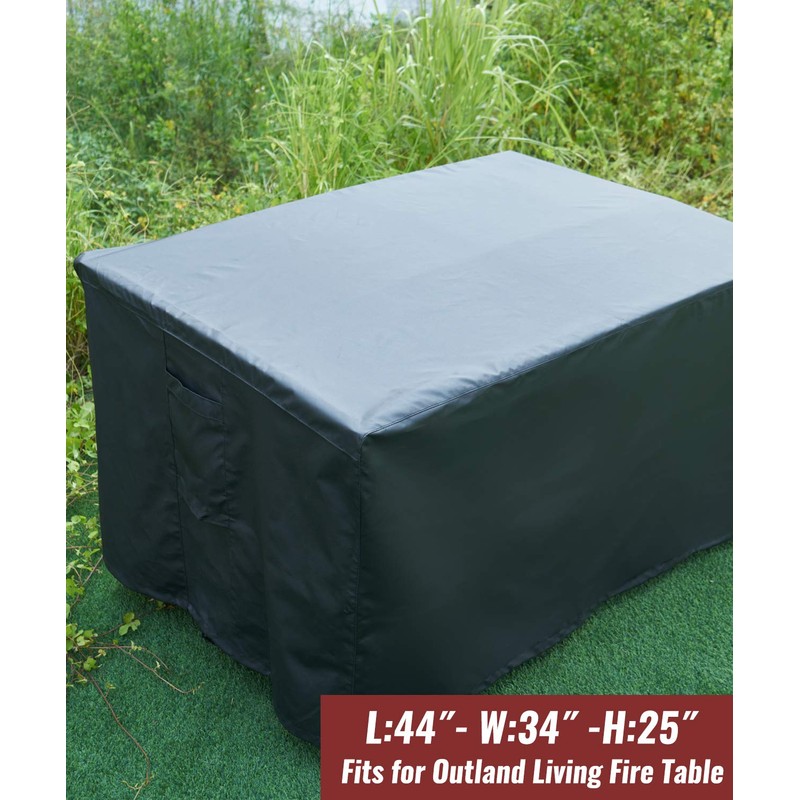 NUPICK 44 Inch Fire Pit Cover for Outland Living 401