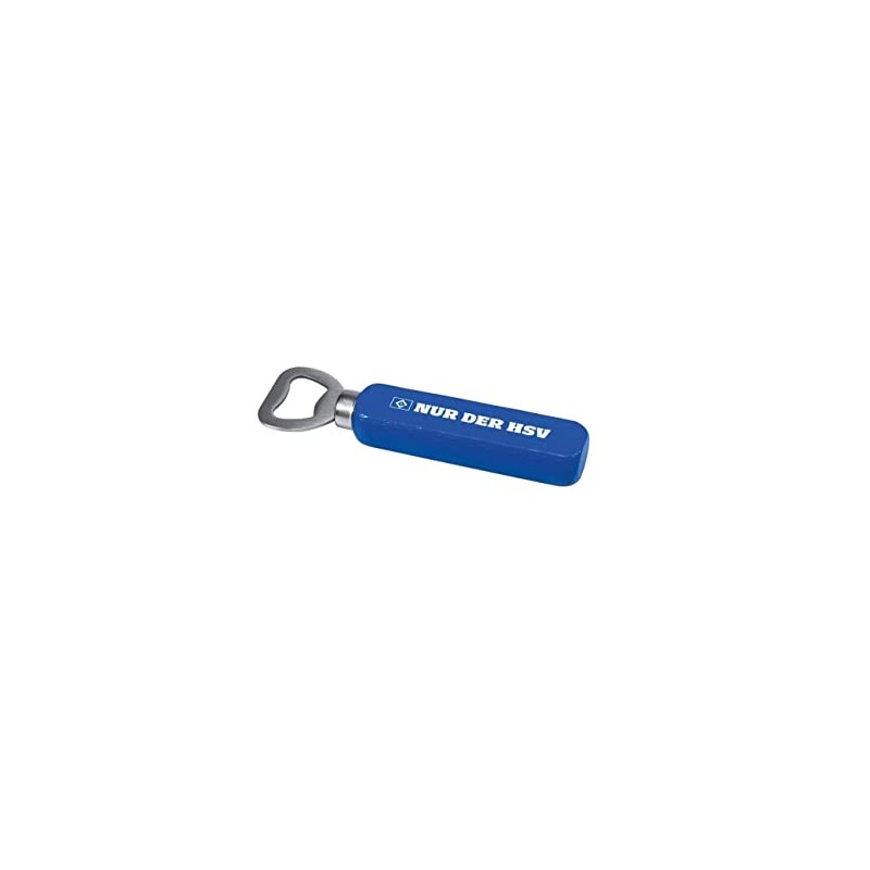 HSV bottle opener made of metal and wood with HSV