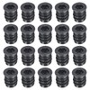 sourcing map 20Pcs Threaded Inserts, M6-1x13 Zinc Plated Carbon Steel