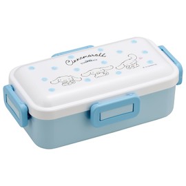 Skater PFLB6AG Bento Box, 18.9 fl oz (530 ml), Antibacterial, Fluffy, Domed Lid, Made in Japan, Sanrio Cinnamoroll, Watercolor Cosmetics