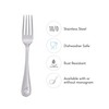 RiverRidge Monogrammed Beaded Flatware Set - B - 46-Piece Silverware