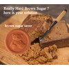 Brown sugar saver discs terra cotta brown sugar saver disc