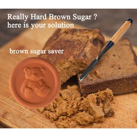 Brown sugar saver discs terra cotta brown sugar saver disc keeps brown sugar soft or keep dry