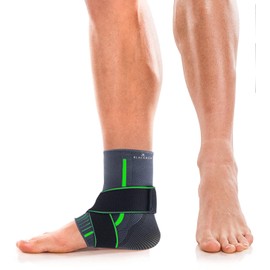 BLACKROX Ankle Support Bandage, Comparison Winner, Ankle Bandage, Ankle Bandage, Sports, Handball, Football, Volleyball, Foot Bandage, Ankle Bandage for Men and Women, Left and Right, green, l