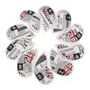 10 Pcs PU Leather Club Protective Iron Headcover, Deluxe Interior