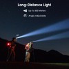 Elmchee Rechargeable Headlamp,2 Pack 2500 Lumen Bright 5 Led Headlamp,14