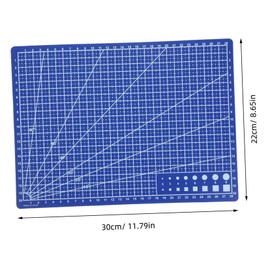 TEHAUX Double-Sided Cutting Mat for Crafting Sewing and Scrapbooking Design Base Use for Projects and Quilting Tasks