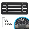 Front Bumper License Plate Bracket for Hyundai, Plate Holder Set