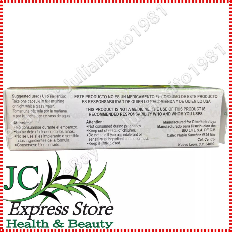 Biolife 3 PACK DIET MASTER 90 CAPSULES TOTAL 100% UNIQUE