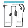 COMMIXC 2-Pack Walkie Talkie Earpiece, 1-Pin 2.5mm Two Way Radio