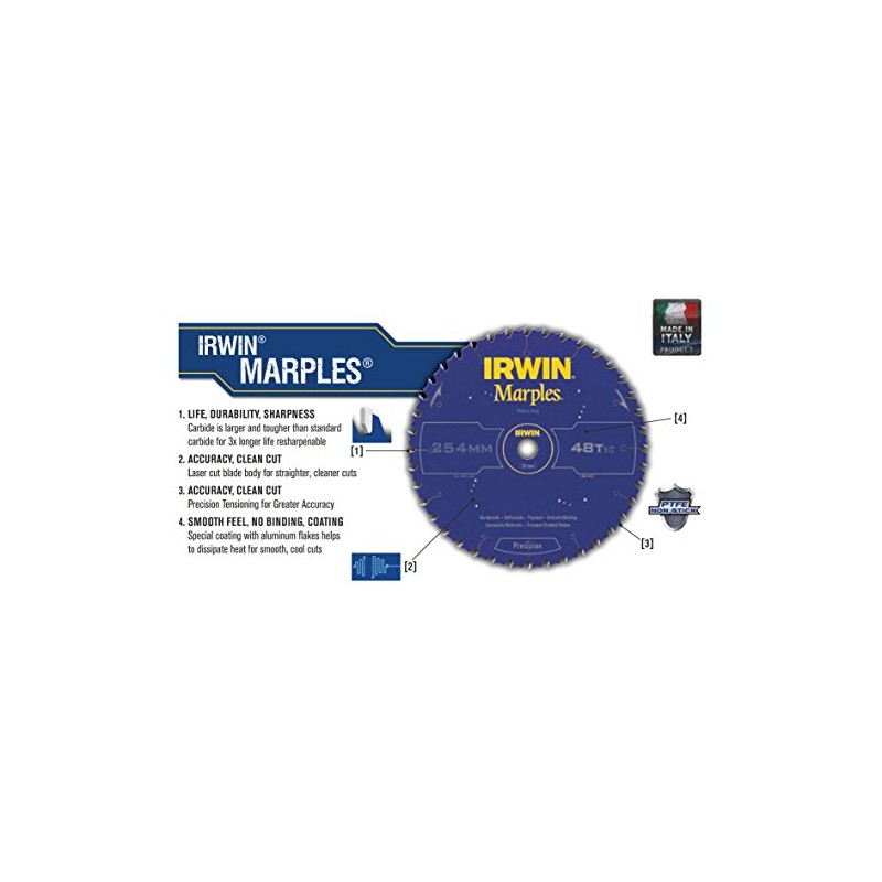 IRWIN IRW1897459 254 x 30mm 48-Teeth Irwin Marples Circular Saw