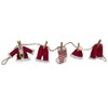 Kurt Adler 32 Inch Cloth Santa Suit Novelty Garland