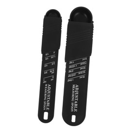 iplusmile 2PCS Adjustable Measuring Spoon Set Versatile Powder and Liquid Spoons for Accurate Measurement Baking Cooking and Kitchen Use Made from Robust for Everyday Reliability