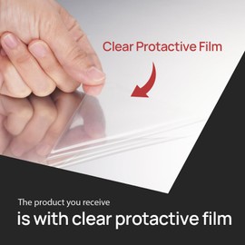 FunStick 12"x472" Mirror Stickers Wall Mirror Tiles Self Adhesive Flexible Mirror Sheets Large Non-Glass Mirror Wall Stickers Peel and Stick Mirror Wall Paper Roll for Crafts Fun House Home Wall Decor