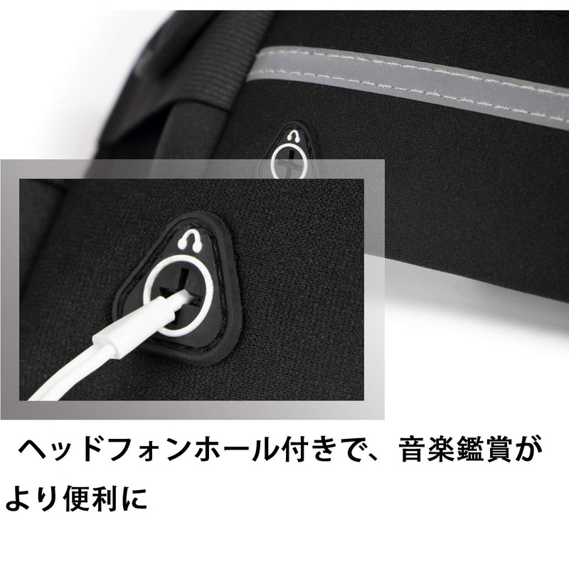 Running Pouch, Lightweight, Non-Shaking, Waist Pouch, Compatible with iPhones, Smartphones,