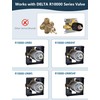 DLymtrx Replacement for Delta 13/14 Series BT14096 Trim Kit, Shower