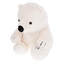 CIYODO Lovely Plush Polar Bear Doll Vivid Cartoon Stuffed for Home Decoration Adorable Animal Present for Adults
