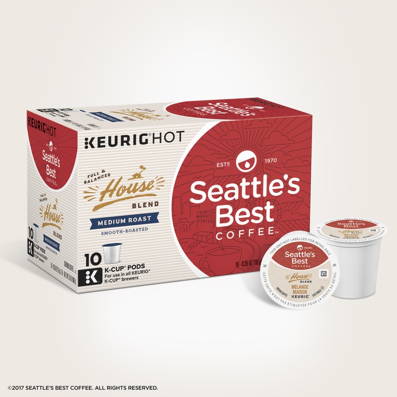 Seattle's Best Coffee House Blend Medium Roast Single Cup Coffee