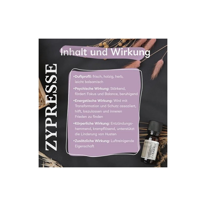 100% Natural Cypress Essential Oil