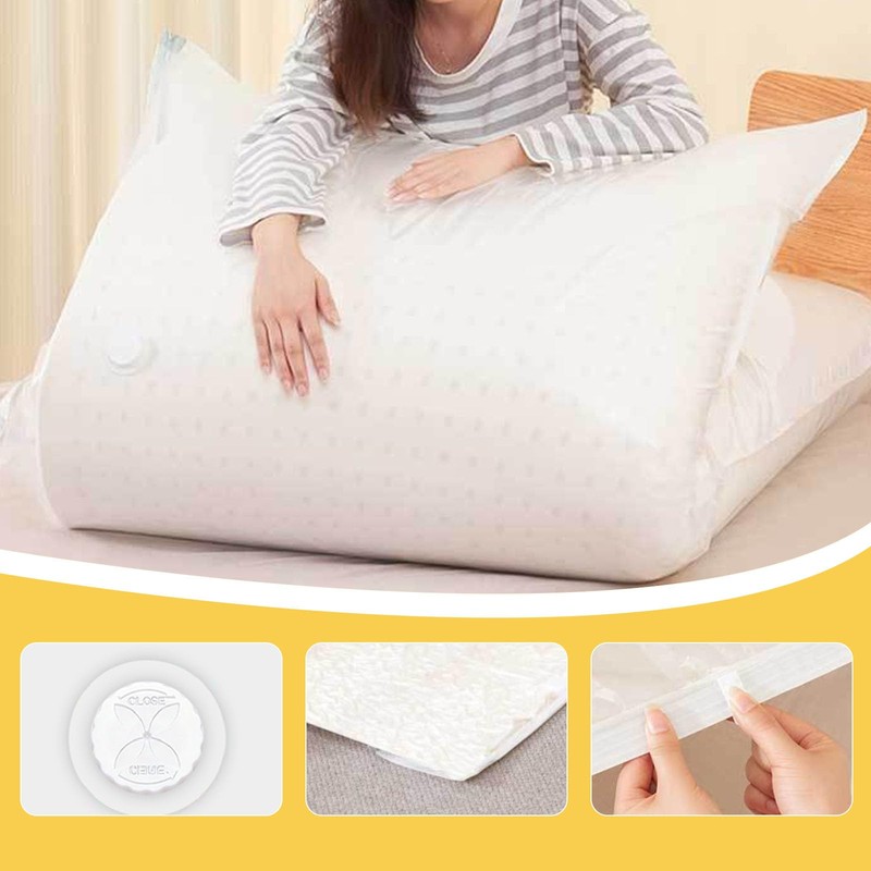 Large Vacuum Storage Bags, 220x100cm Mattress Vacuum Storage Bag, Waterproof